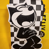 Loungefly Felix the Cat Checkered Black and White Cardholder Wallet