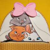 Loungefly Disney The Aristocats Marie Kitten Basket Bow Brown Mini Backpack