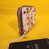 Loungefly Disney Pixar WALL-E & Eve Fall Autum Leaf Pumpkin Icons Zipper Wallet