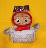 E.T. Basket Plush Dog Cat Toy Squeaks Extra Terrestrial Steven Spielberg E.T