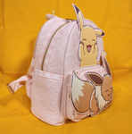 Pokémon Cafe Pikachu & Eevee Pink Dessert Mini Backpack