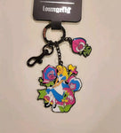 Alice in Wonderland Wild Flower Mushroom Keychain Charm