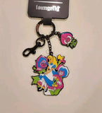 Alice in Wonderland Wild Flower Mushroom Keychain Charm