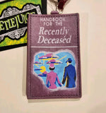 Beetlejuice Handbook for the Recently Deceased Retractable Lanyard ID Holder