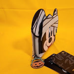 Mickey Mouse Mummy Costume Halloween Cosplay Zip Around Wallet