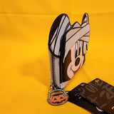 Mickey Mouse Mummy Costume Halloween Cosplay Zip Around Wallet