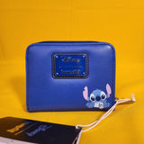Loungefly Disney Lilo & Stitch Blue Bird & Stitch Sunset Beach Zip Wallet