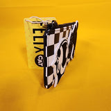 Loungefly Felix the Cat Checkered Black and White Cardholder Wallet