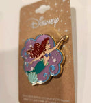 Little Mermaid Ariel Swimming Shell Frame Enamel Pin