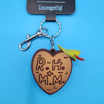 Loungefly Disney Robin Hood 3D Keychain Tree Carving Heart Maid Marian Charm