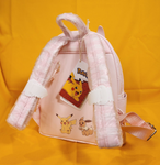 Pokémon Cafe Pikachu & Eevee Pink Dessert Mini Backpack