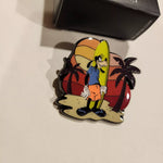 Loungefly Disney Mickey Mouse & Friends Goofy Sunset Beach Blind Box Pin Opened