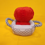 E.T. Basket Plush Dog Cat Toy Squeaks Extra Terrestrial Steven Spielberg E.T