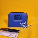 Loungefly Disney Lilo & Stitch Blue Bird & Stitch Sunset Beach Zip Wallet