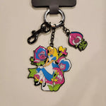 Alice in Wonderland Wild Flower Mushroom Keychain Charm