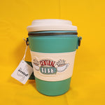 Loungefly Friends Central Perk To-Go Coffee Cup Figural Crossbody Bag