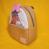 Loungefly Disney The Aristocats Marie Kitten Basket Bow Brown Mini Backpack