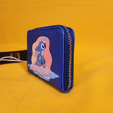 Loungefly Disney Lilo & Stitch Blue Bird & Stitch Sunset Beach Zip Wallet