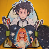 Loungefly Edward Scissorhands Sherpa Heart Topiary Horror Movie Mini Backpack