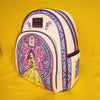 Loungefly Disney Beauty and the Beast Belle Stained Glass Portrait Mini Backpack