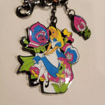 Alice in Wonderland Wild Flower Mushroom Keychain Charm