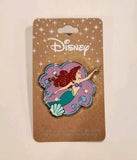 Little Mermaid Ariel Swimming Shell Frame Enamel Pin