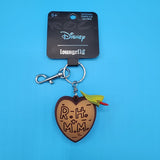 Loungefly Disney Robin Hood 3D Keychain Tree Carving Heart Maid Marian Charm