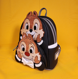 Loungefly Disney Chip N' Dale Two Chips & A Miss Figural Mini Backpack