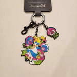 Alice in Wonderland Wild Flower Mushroom Keychain Charm