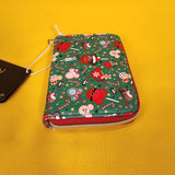 Loungefly Disney Mickey Mouse Holiday Christmas Sweet Treats Zip Wallet