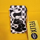 Loungefly Felix the Cat Checkered Black and White Cardholder Wallet