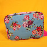Betsey Johnson Rose Print 6 Pack Insulated Lunch Bag Train Case Cooler