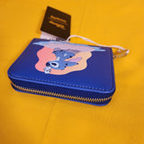 Loungefly Disney Lilo & Stitch Blue Bird & Stitch Sunset Beach Zip Wallet