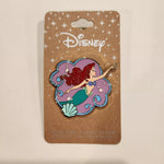 Little Mermaid Ariel Swimming Shell Frame Enamel Pin