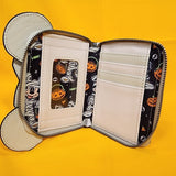 Mickey Mouse Mummy Costume Halloween Cosplay Zip Around Wallet