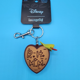 Loungefly Disney Robin Hood 3D Keychain Tree Carving Heart Maid Marian Charm