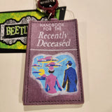 Beetlejuice Handbook for the Recently Deceased Retractable Lanyard ID Holder
