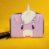 Loungefly Disney Fantasia Pastoral Symphony Baby Pegasus Purple Zip Wallet
