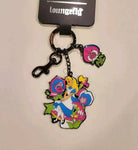 Alice in Wonderland Wild Flower Mushroom Keychain Charm