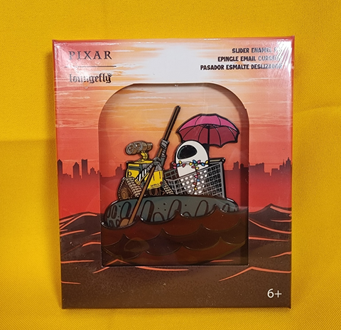 Wall-E Eve Date Night Sliding LE 3" Enamel Pin