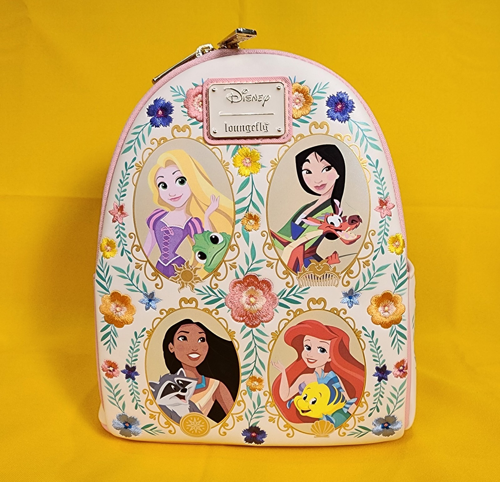 disney princess floral mini-backpack Disney Princess & Sidekicks Floral Portraits Mini Backpack – Get Lojos Mojo