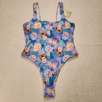 Cakeworthy Golden Girls Swim Suit Bathing Suit One Piece Purple AOP 2XL