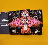 Loungefly Disney Chip N' Dale Bat Costume Halloween Fall Autumn Flap Wallet