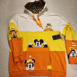 Mickey & Friends Candy Corn Halloween Hoodie Unisex XL