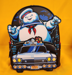 Ghostbusters Stay Puft Man Chasing Ecto - 1 Light UP Mini Backpack