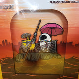 Wall-E Eve Date Night Sliding LE 3" Enamel Pin