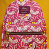 Loungefly Disney Alice In Wonderland Cheshire Cat AOP Collage Mini Backpack