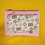 Sanrio Hello Kitty & Friends Love Letter Stamp Cosmetic Bag Pencile Pouches Set