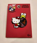 Hello Kitty & Keroppi Globe Stained Glass Effect Enamel Pin