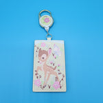 Loungefly Disney Bambi Thumper Floral Spring Retractable Lanyard ID Holder